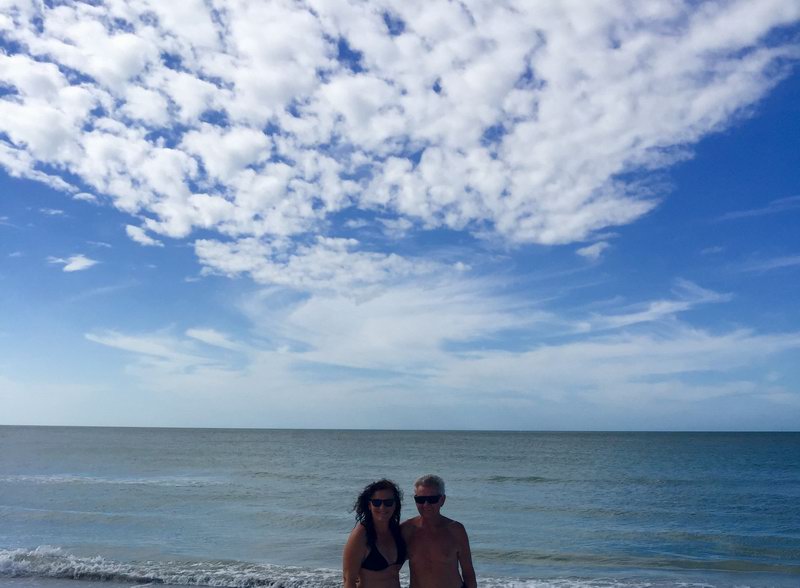 Beach Dec 6, 2015 water 72°F